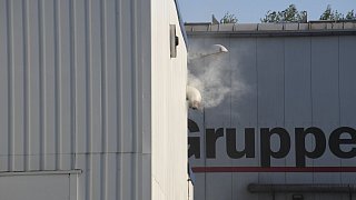 Großeinsatz der Feuerwehr bei Sonderabfallentsorger Zimmermann in Gütersloh