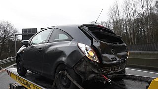 Unfall auf der A 33