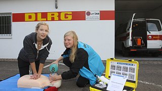 Löhne: Rettungsschwimmer beim DLRG