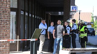 Großeinsatz an Volksbank in Steinhagen