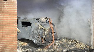 Garagenbrand in Liemke