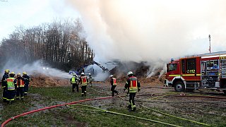 Großbrand in Bielefeld Jöllenbeck