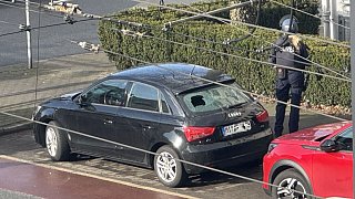 Polizei-Großeinsatz nach Schüssen vorm Bielefelder Landgericht