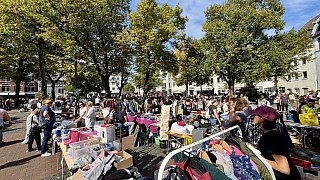 Wunderschöner Spätsommer in der Bielefelder Altstadt