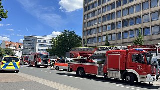 Feuerwehreinsatz Gütersloher Rathaus