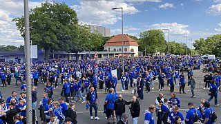 Die schönsten Bilder vom Arminia-Fanfest in Berlin