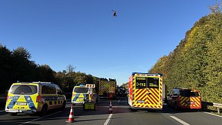 Unfall auf der A2 im Kreis Gütersloh