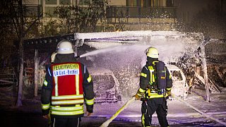 Großbrand in der Bielefelder Innenstadt