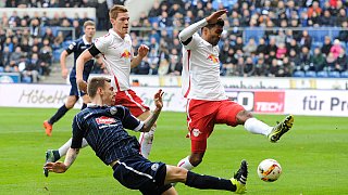 Fußball: Arminia Bielefeld gegen RB Leipzig