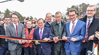 Neues Teilstück der A33 in Halle eröffnet