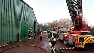 Großbrand in Bielefeld Jöllenbeck