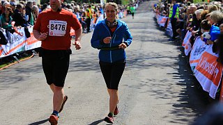 Hermannslauf 2015: Fotos vom Ziel an der Sparrenburg