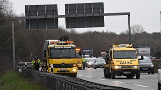 Unfall auf der A 33