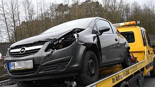 Unfall auf der A 33