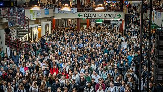 Begrüßung der Erstsemester an der Uni Bielefeld