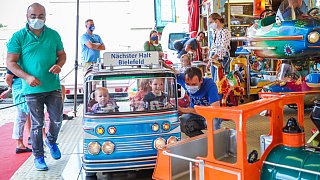 Kirmes auf der Radrennbahn