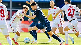 SC Paderborn gegen 1. FC Köln - Impressionen vom Spiel