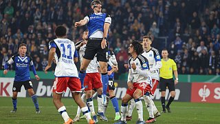 Bildergalerie zum Pokalspiel von Arminia Bielefeld gegen den HSV