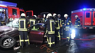 Schwerer Unfall auf der A2 bei Gütersloh