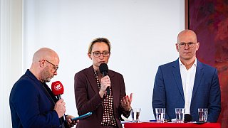Stichwahl-Duell zwischen Christiana Bauer und Ingo Nürnberger