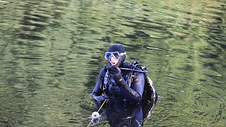 Löhne: Taucher in der Werre