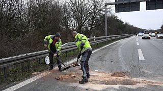 Unfall auf der A 33