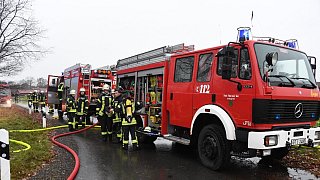 50 Feuerwehrleute löschen Brand in Österwiehe