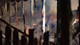 Großbrand in der Bielefelder Innenstadt