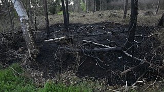 Feuerwehr löscht brennende Garage in Wiedenbrück