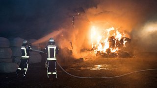 Großbrand in Bielefeld Jöllenbeck