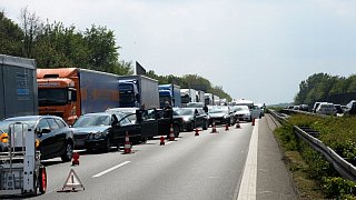 Gütersloh: Acht Verletzte bei Unfall auf der A2