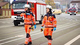 Feuerwehr-Übung Leineweber