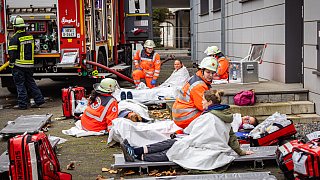 Feuerwehr-Übung Leineweber