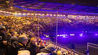 Bielefeld singt Weihnachtslieder im Stadion