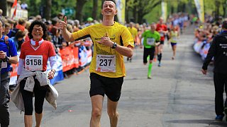 Hermannslauf 2015: Fotos vom Ziel an der Sparrenburg