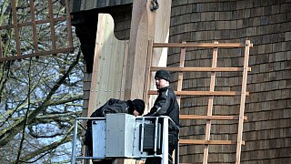 Bielefelder Bauernhausmuseum: Bockwindmühle erhält neue Flügel