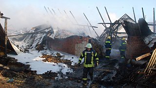 Nieheim: Großbrand in Erwitzen