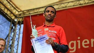 Hermannslauf 2015: Fotos vom Ziel an der Sparrenburg