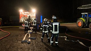 Großbrand in Bielefeld Jöllenbeck