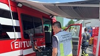 Brand in Industriegebäude in Verl