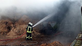 Großbrand in Bielefeld Jöllenbeck