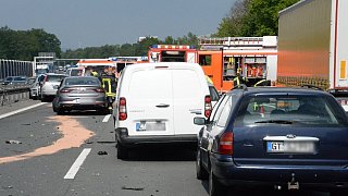 Gütersloh: Acht Verletzte bei Unfall auf der A2