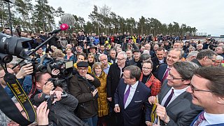 Neues Teilstück der A33 in Halle eröffnet