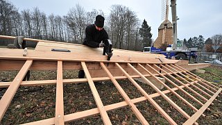 Bielefelder Bauernhausmuseum: Bockwindmühle erhält neue Flügel