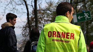 Hermannslauf 2015: Fotos vom Ziel an der Sparrenburg