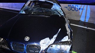 Crash auf A33 bei Halle mit elf Verletzten