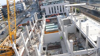 Paderborn: Baufortschritt am Hauptbahnhof