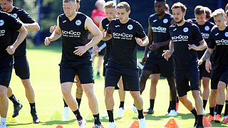Arminia: Fans begrüßen Neuzugänge beim Trainingsauftakt 2018