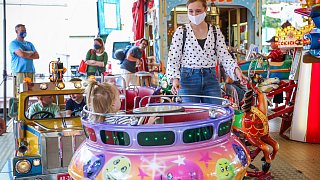 Kirmes auf der Radrennbahn