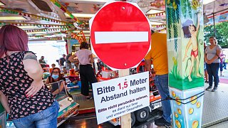 Kirmes auf der Radrennbahn